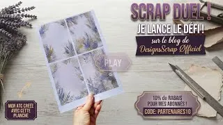 Miniature : Je teste le "Scrap Duel" du blog de DesignsScrap Øfficiel !