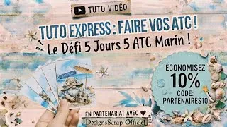 Miniature : Tuto défi 5 jours ... 5 ATC