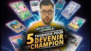 Miniature : 5 TOURNOIS POKÉMON POUR DEVENIR CHAMPION - Avant-première EV9 Aventures Ensemble