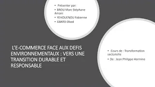 Miniature : L’e-commerce face aux défis environnementaux : vers une transition durable et responsable