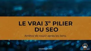 Miniature : Le vrai 3ème pilier du SEO : LA POPULARITÉ. Pourquoi le netlinking à l’ancienne vous mène droit d...
