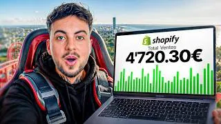 Miniature : 24h pour LANCER UNE boutique Shopify RENTABLE (Boutique à GAGNER!)