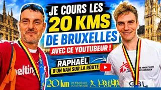 Miniature : Je cours les 20 km de Bruxelles avec un grand YouTubeur ! 🏃‍♂️