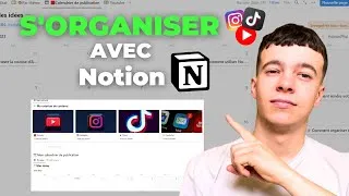 Miniature : Organiser sa création de contenu sur notion comme un pro (template gratuit)