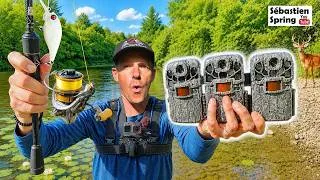 Miniature : J'installe 3 CAMÉRAS de CHASSE pendant que je PÊCHE et … je ne m’attendais pas à filmer ça !!!