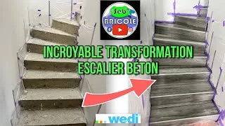 Miniature : Rattraper un escalier béton mal fait pour en faire un bijou 💎💎