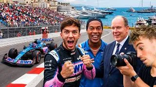Miniature : LES COULISSES DU GRAND-PRIX DE MONACO 🇲🇨🥳 Ft. Ronaldinho, Pierre Gasly & Prince Albert II