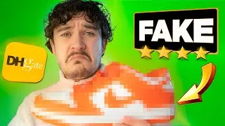Miniature : Je TESTE une FAKE SNEAKERS de DHGATE 🤮 - la qualité est dingue...