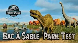 Miniature : JURASSIC WORLD EVOLUTION 3 : Découverte mon Bac à Sable Test !