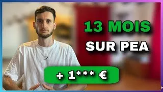 Miniature : Mon PEA après 13 MOIS d’investissement (Bilan transparents)