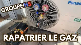 Miniature : Comment rapatrier le gaz dans un compresseur de clim " PUMP AND DOWN "
