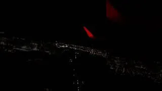 Miniature : Décollage Easy jet A320 de l'aéroport de Fumicino de nuit