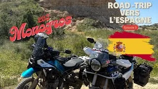 Miniature : " Road trip " Direction Los Monegros épisode 3 CF MOTO 450 MT et Norden 901