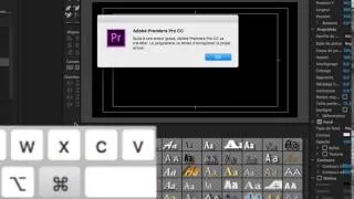 Miniature : Bug du copier/coller dans le titreur de Premiere CC