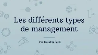 Miniature : Les différents types de management 