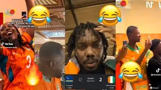 Miniature : 🤣🤣 LES IVOIRIENS 🇨🇮  CÉLÈBRENT  la VICTOIRE  (2-0) DES ÉLÉPHANTS face au  Curaçao 