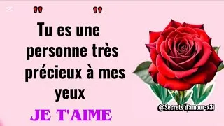 Miniature : Beaux messages d'amour pour elle 💖 | Je T'aime Mon amour 