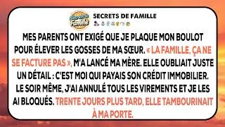 Miniature : Mes parents ont exigé que j'élève les enfants de ma sœur - ils ont oublié qui payait leur prêt...