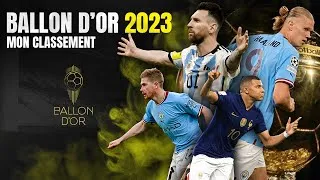 Miniature : 🥇 Mon CLASSEMENT pour le BALLON D'OR 2023