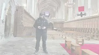 Miniature : Vérification de détecteurs linéaires par Drone à l'Abbaye de La Chaise-Dieu par Sécuripro