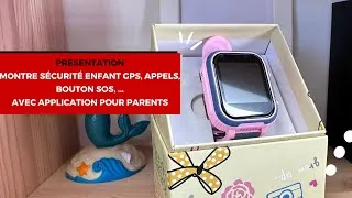 Miniature : Montre sécurité enfant gps, appels et bouton SOS avec application pour parents