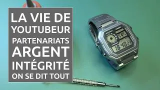 Miniature : Je vous raconte mes expériences sur youtube tout en tentant de sauver une Casio qui a pris l'eau.