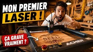 Miniature : J’ai testé un graveur laser 33W dans mon atelier