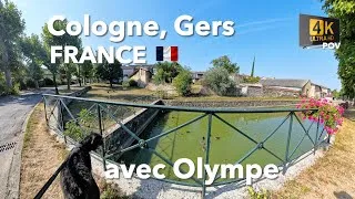 Miniature : Cologne Gers avec Olympe à pied 4K