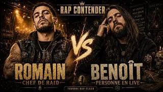 Miniature : Romain pense contrôler le clash… Benoît sort les dossiers | Rap Contender