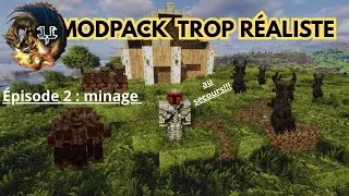 Miniature : Minage Modpack Qui Rend Minecraft Ultra RÉALISTE