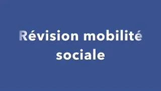 Miniature : REVISION MOBILITÉ SOCIALE