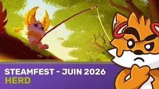 Miniature : Herd, deckbuilding musical | Les démos du Steamfest de juin 2026... [VOD]
