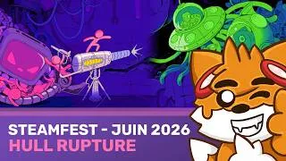 Miniature : Hull Rupture, le tower defense de la team Despotism | Les démos du Steamfest de juin 2026... [VOD]