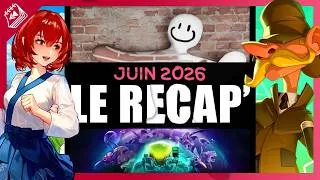 Miniature : Les jeux indépendants marquants de juin 2026 | Le Récap indé