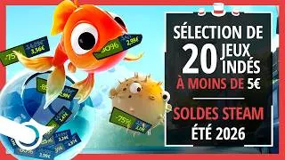 Miniature : 20 jeux indés à moins de 5€ pendant les soldes Steam - Été 2026 | Cabaret Indé