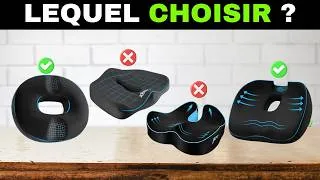 Miniature : ✅ 7 Meilleurs Coussins de Coccyx à Mémoire de Forme [2026] 💺 Hémorroïdes, Hernies, Lombaires