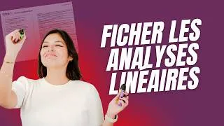 Miniature : Analyse linéaire : la fiche parfaite pour réviser l'oral du bac de français
