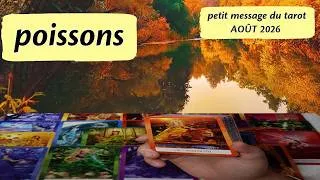 Miniature : POISSONS ~ Une injustice éclate enfin au grand jour ~ Août 2026 ~ petit message du tarot