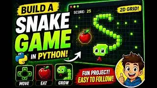 Miniature : Build a Real Snake Game 🐍 | Python + Pygame (2D Grid)