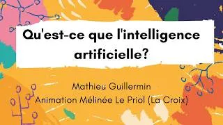 Miniature : Qu'est-ce que l'intelligence artificielle? #99SSF