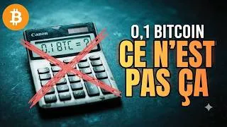 Miniature : Combien de Bitcoin pour arrêter de travailler ? La vraie réponse