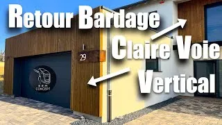 Miniature : Retour sur Bardage Bois claire voie vertical