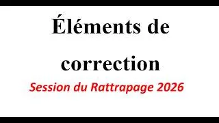 Miniature : Correction de l’examen national SI 2026 (Rattrapage)
