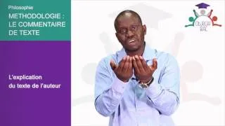 Miniature : Méthodologie du commentaire de texte en philosophie