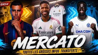 Miniature : 🔥 MERCATO : LE REAL FRAPPE FORT, LE BARÇA RÉPOND, L’OM RÊVE DE KREPIN DIATTA !