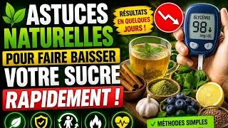 Miniature : astuces naturelles pour faire baisser votre sucre RAPIDEMENT ! 📉