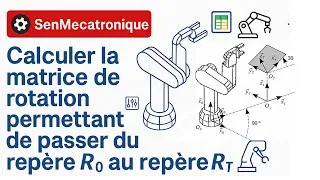 Miniature : De R₀ à Rₜ : comment un robot change de direction 🤖 | SenMécatronique