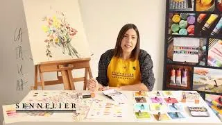 Miniature : Catalina Rodriguez Villazon Artist Watercolor Palette Signature