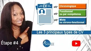 Miniature : Les 3 principaux types  de CV  - Étape 4 de l'ABC de la recherche d'emploi