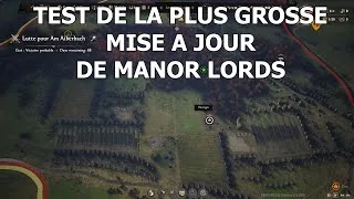 Miniature : MANOR LORDS - TEST DE L'ENORME PATCH - GAMEPLAY #1